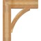 Ekena Millwork Thorton Block Rough Sawn Bracket, Western Red Cedar, 6"W x 26"D x 30"H BKT06X26X30THR05RWR - alternate 4